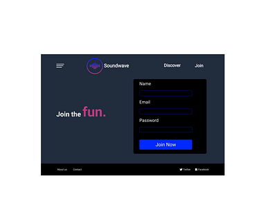 Website feature page of Soundwave