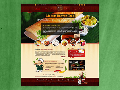 Website Mock up for Madras Banyan Tree layouts mockups proposal designs templates websites