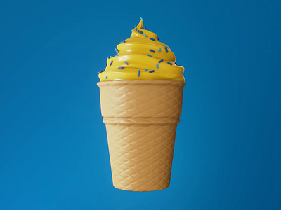 summer ice cream 3d animation cream design flavour graphic design ice ice cream illustration motion graphics summer