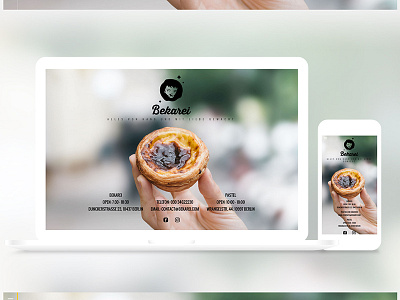 Bekarei design page parallax photography single ui ux web website