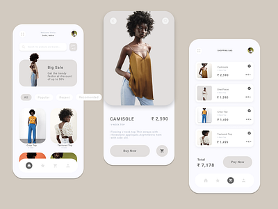 Classy E-Commerce UI