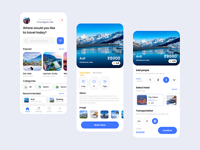 Travel App design flat graphic design logo minimal travel ui ux