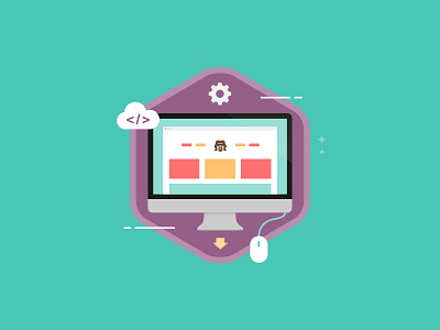 Icons/Badges | Web Development badge design graphic design icon illustration vector web web development