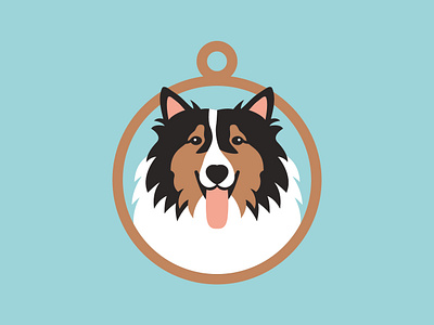 Custom Id Tag custom design dog dog illustration dogs id tag illustration vector