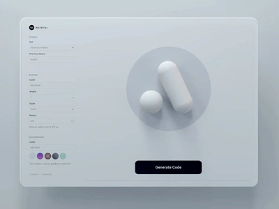 UI MATERIAL is live 3d 3dart ui ux uxui web