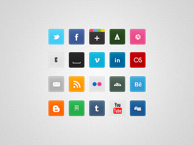 Tiny Social Icons