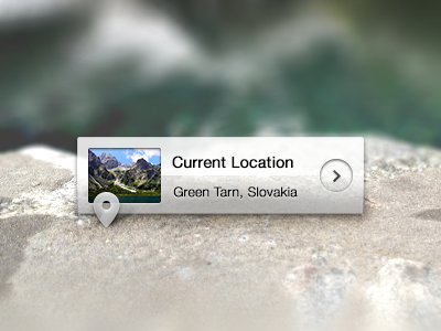 Location green location pin slovakia tarn