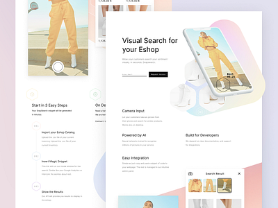 AI Visual Search Landing Page