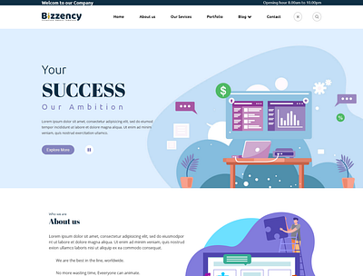 Screenshot 2021 05 17 Bizzency design responsive typography web webdesign website