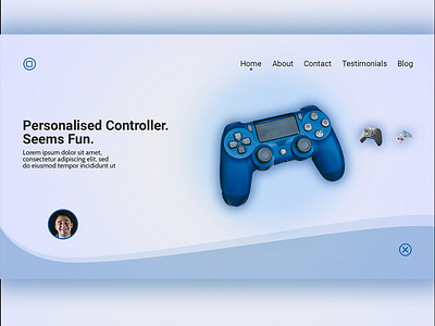 Controller Customized Website UI branding design designer graphicdesign ui ux web webdesign website website design