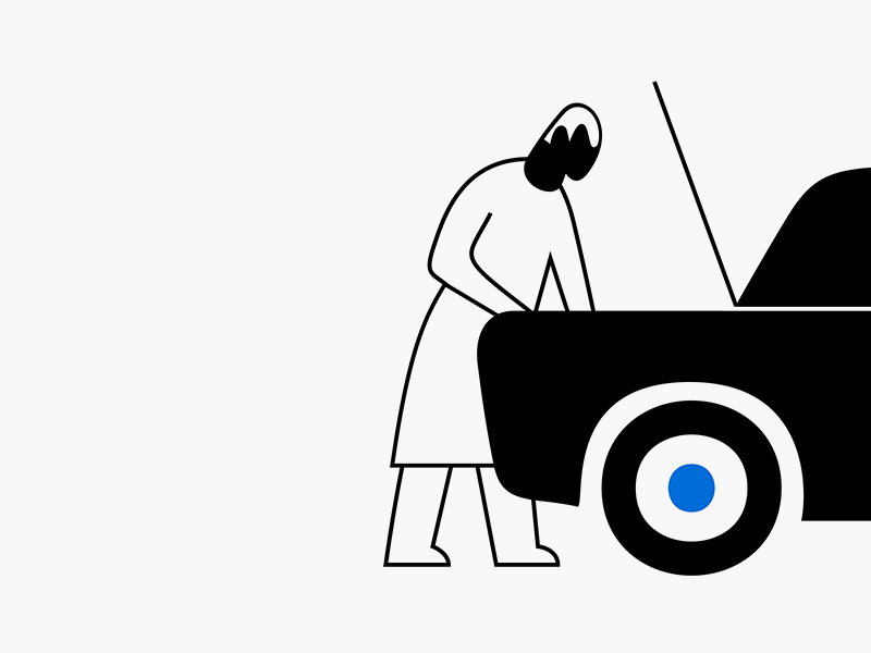 Сar service illustration