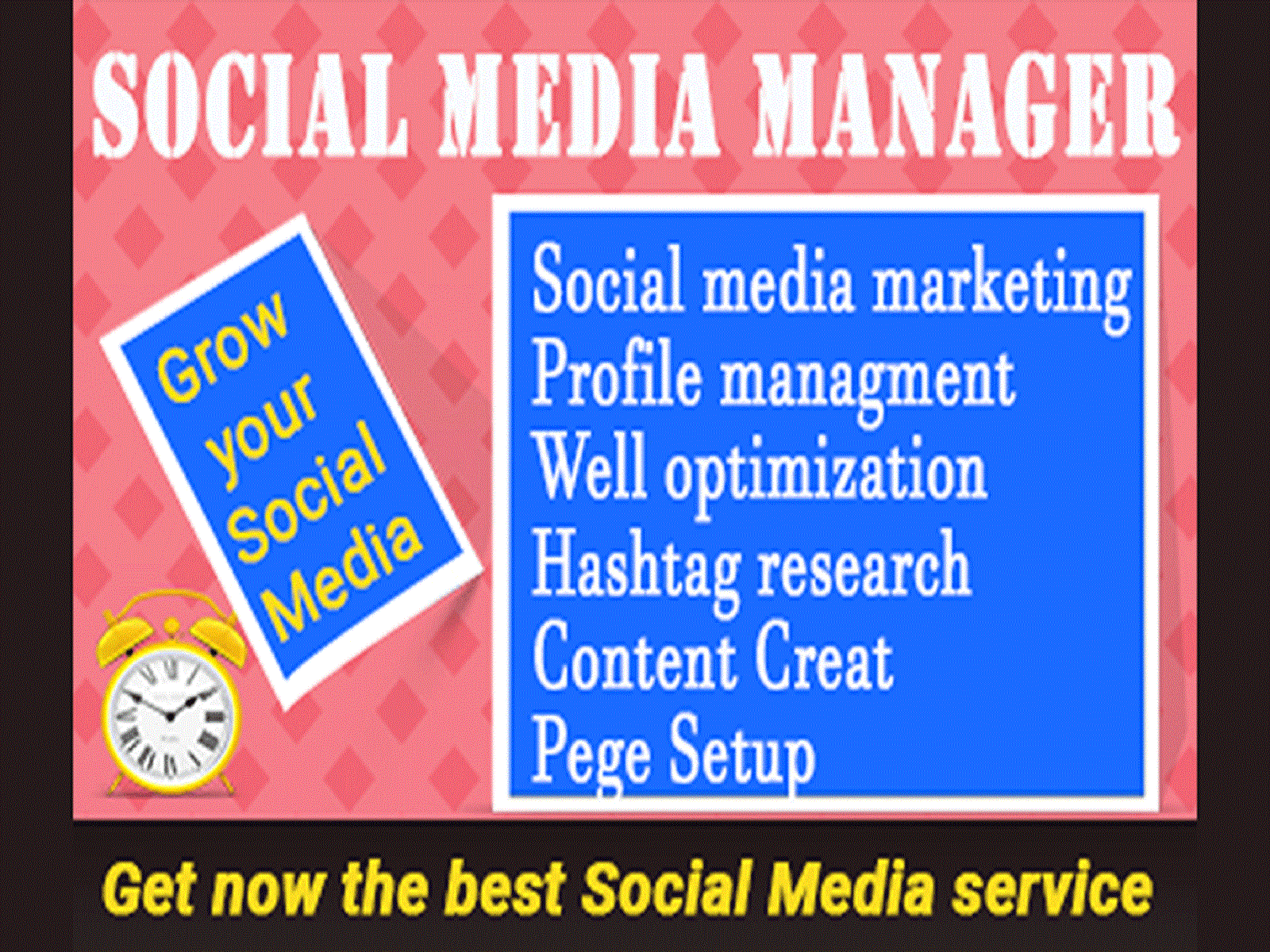 Social media marketing manager