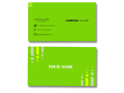 business card design