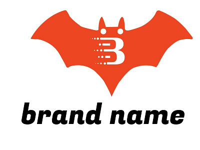 Batman and B logo design