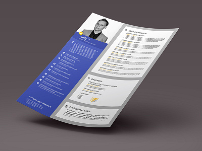 Personal resume andyman cv imandyman kharkiv material design resume template ukraine velikiy Андрій Великий Україна харків