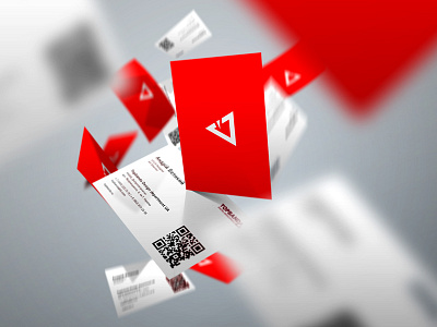 Business Card for Topbanda Digital Developnent andyman business card. imandyman kharkiv prism qr code topbanda ukraine velikiy Андрій Великий Україна харків