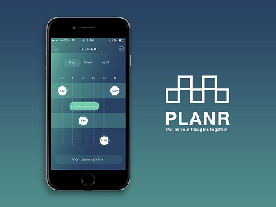Planr planning logo & Mobile App