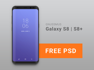 Download Samsung S8 Mockup Free Download by Андрій Великий - Dribbble PSD Mockup Templates