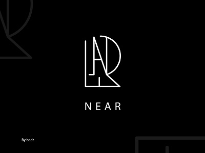 logo ( near ) LETTERS N.E.A.R animation art brand branding character clean design graphic design icon identity illustration illustrator lettering logo logo design logotype minimal type typography vector