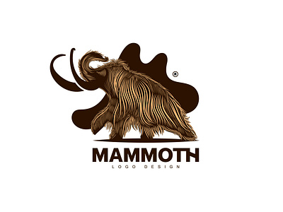 mammoth logo design