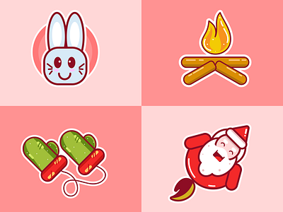 Christmas stickers