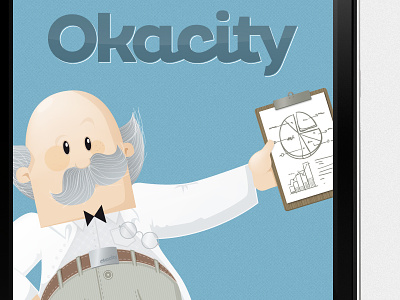 Okacity App Launchscreen android app apple character ios iphone launchscreen mobile okacity smartphone