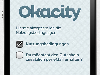 Okacity Iface Nutzungsbedingungen Alt android app apple button character ios iphone mobile okacity qr smartphone terms