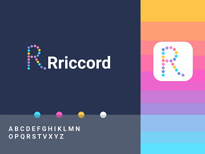 Rriccord R letter Logo