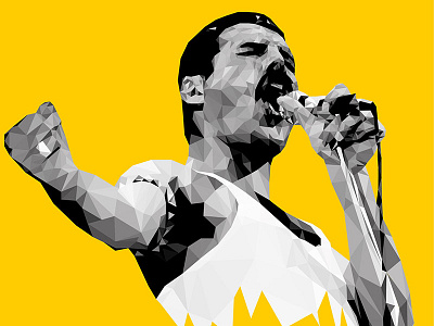 Freddie Mercury freddie mercury illustrator music no app portrait queen wacom