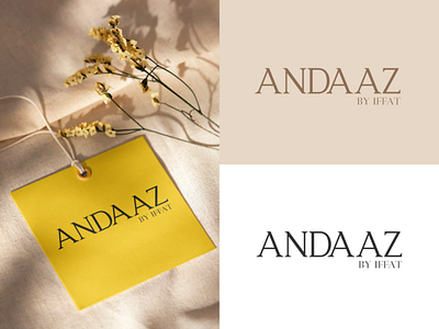 Logo Design For "Andaaz By Iffat" andaaz by iffat branding design designer graphic design illustration itiszzia logo logo and branding logo for store premium logo vector visual identity