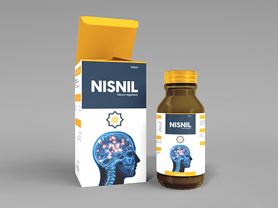 NisNil Packaging Design branding design designer drugs graphic design logo medicine packaging packaging design pharma pharmaceutical syrup