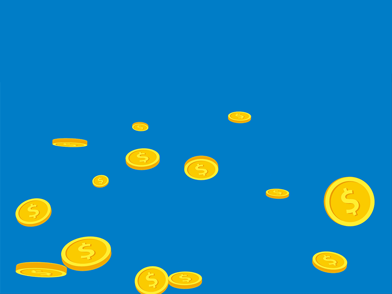 Coins 2d after effects animation illustration illustrator mograph motion graphics vector wip work in progress