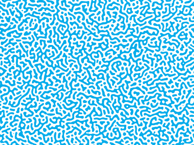 Turing Pattern - Cyan cyan pattern pattern art pattern design turing pattern