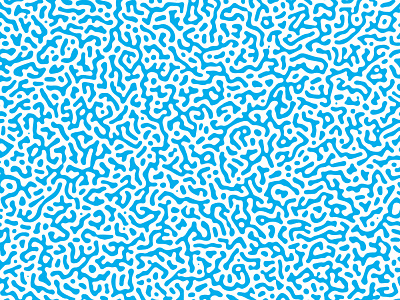 Turing Pattern - Cyan