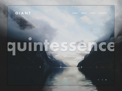 minimalist landing page concept photoshop uiux webdesign wordpress
