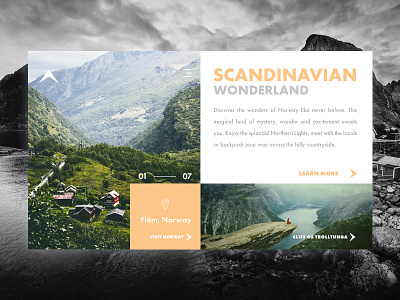 Travel to Norway design icon photoshop product design typography ui ui ux design ui ux ux ux designer wordpress