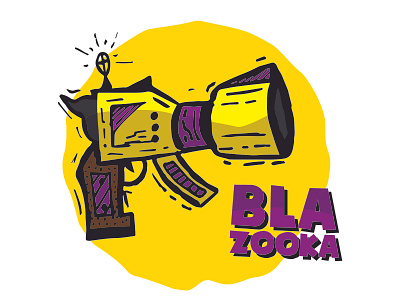 Bla - Zooka Illustration adobe illustrator design graphic icon illustration illustrator vector