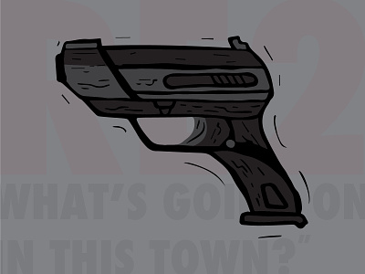 "What's going on in this town?!?" - #RE2 Illustration adobe illustrator design graphic illustration illustrator photoshop vector