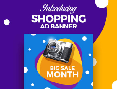 Shopping Ad Banner branding design webdesign