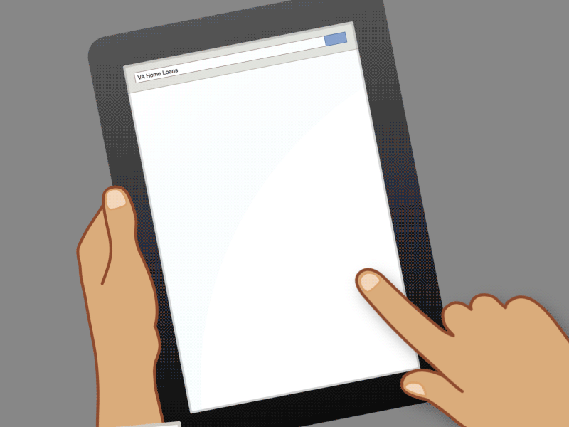 Tablet Search Animation animation gif google ipad search tablet va loan