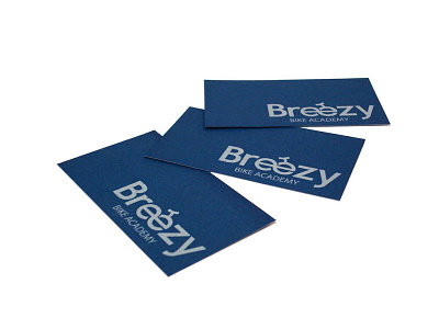 Breezy Business Cards bicycle bike brand breezy business cards id logo print