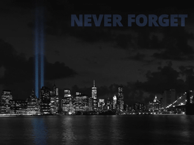 Never Forget 911 animation gif never forget new york ny photo