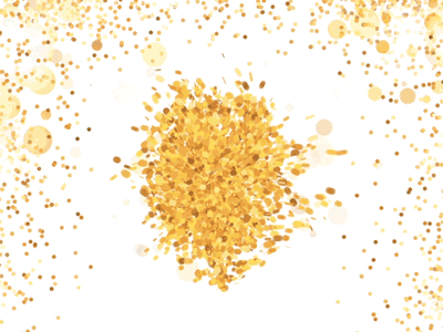 Happy New Year y'all! animation gif gold new year ny particles