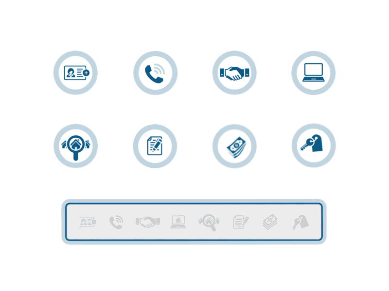 Animated Icon Set animation email gif house icons load loader progress real estate
