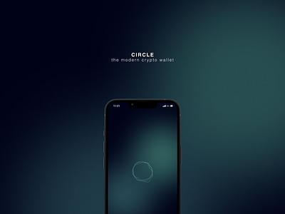 Circle - A Modern Crypto Wallet app design branding design interaction design mobile ui