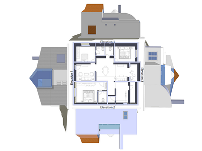 Façade Development 3d design graphic design