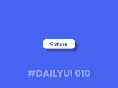 Daily UI 010- Social Share button app design daily ui daily ui challenge dailyui design icon share button ui ui design user experience user interface user interface design ux design