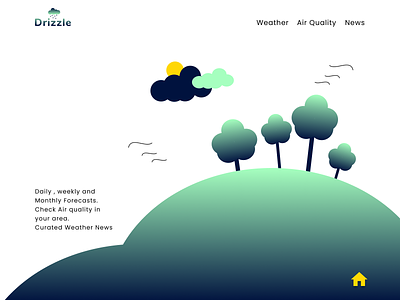 Daily UI 37- Weather app design branding dailyui design illustration logo ui ui design user interface design ux design