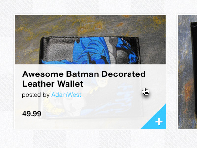 Holy hover state Batman! add batman browse hover image price shop tile transparent