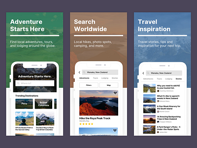 App Store Previews adventure hiking ios lodging mobile preview search tours travel